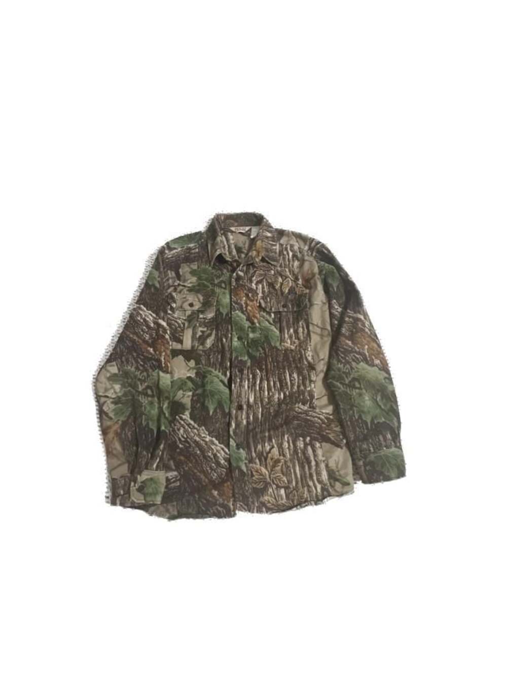 Vintage Walls Camo Long Sleeve Button Down Shirt XL Regular